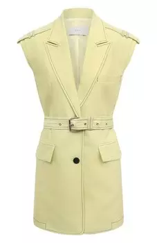 Жилет из шерсти и шелка LVIR