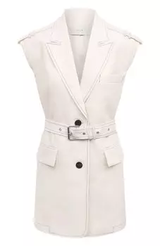 Жилет из шерсти и шелка LVIR