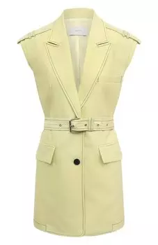 Жилет из шерсти и шелка LVIR