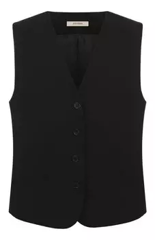 Жилет из шерсти и вискозы 12 STOREEZ