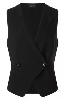 Жилет из вискозы Giorgio Armani