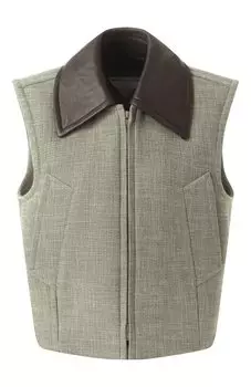 Жилет из вискозы и хлопка Bottega Veneta