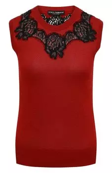 Жилет из вискозы и хлопка Dolce & Gabbana