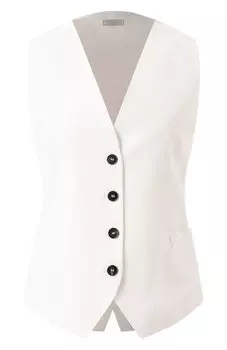Жилет из вискозы и льна Antonelli Firenze