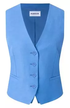 Жилет из вискозы и льна P.A.R.O.S.H.