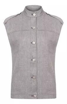 Жилет из вискозы и льна Panicale