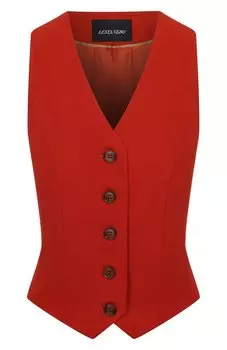 Жилет из вискозы и шерсти Lesyanebo