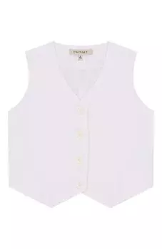 Жилет изо льна и хлопка Twinset