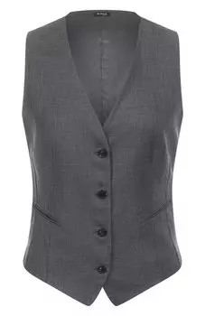 Жилет изо льна и шерсти Kiton