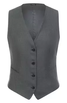 Жилет изо льна и шерсти Kiton