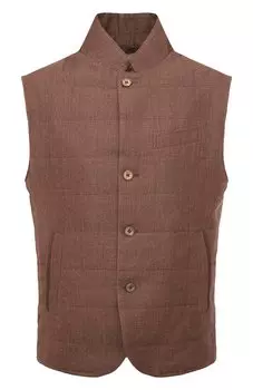 Жилет изо льна и шерсти MUST