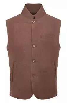 Жилет изо льна и шерсти MVST