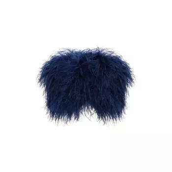 Жилет с отделкой перьями Elie Saab