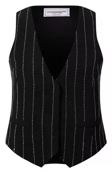 Жилет с отделкой стразами Forte Dei Marmi Couture