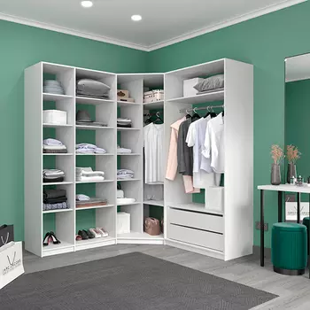 Угловая гардеробная Цвет Диванов