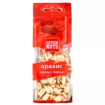 Арахис seven nuts 100 г жареный соленый