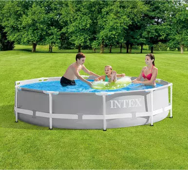 Бассейн Intex 308*76см рамка призмы от 6 лет 26700np