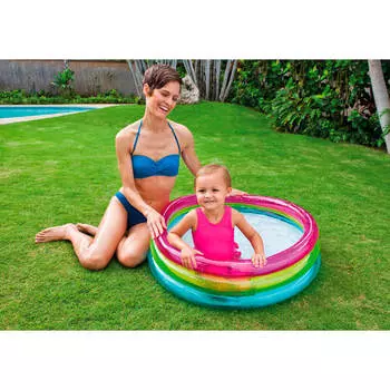 Бассейн Intex радуга 86*25см 1-3лет и57104