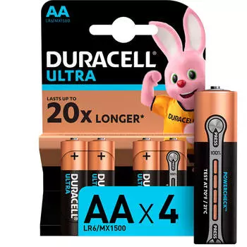 Батарейка Duracell Ultra Power AA 4bl