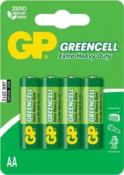 Батарейка gp гринселл 15 g aa 4 шт