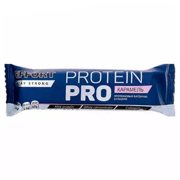 Батончик Effort Protein 60г карамель