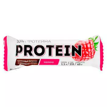 Батончик Effort Protein 60г малина