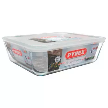 Блюдо Pyrex 25*19*8см 2,6л cook freez прямоугольное с крышкой 243p000