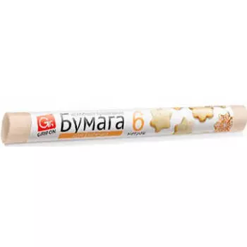 Бумага д/выпечки грифон 30см*6м в пленке 101-303