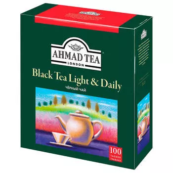 Чай Ahmad Tea 100пак*1,5г черный