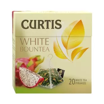 Чай CURTIS белый листовой со вкусом питахайи white bouneta 20x1,7 34г
