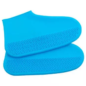 Чехол силиконовый для обуви L голубой 25-27,5 см