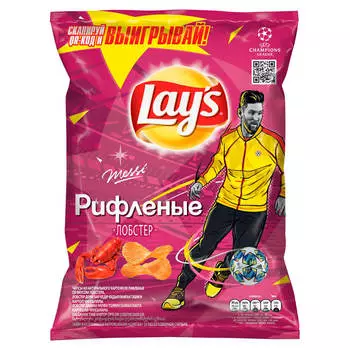 Чипсы Lays 90г лобстер