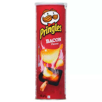 Чипсы Pringles 165г со вкусом бекона