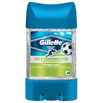 Дезодорант Gillette 75мл пауэр раш гель антиперсперант с гранулами