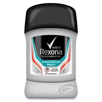 Дезодорант Rexona men 50мл карандаш антибактериальная свежесть
