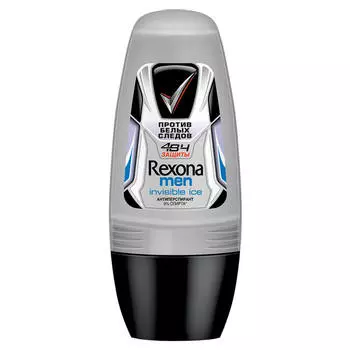 Дезодорант Rexona men 50мл шарик Invisible айс