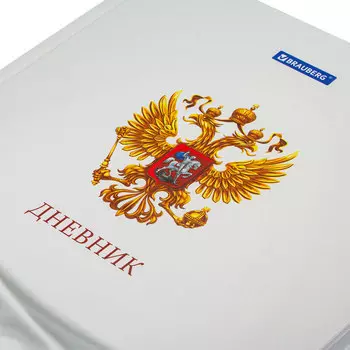 Дневник школьный 1-11 класс 40 л брауберг российского школьника-4 твердый ламинация цветная 106052