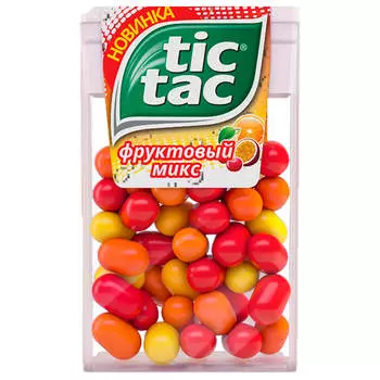 Драже TicTac 16г фруктовый микс