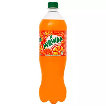 Газированная вода Mirinda 1л оранж пл/б