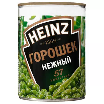 Горошек зеленый Heinz 400г ж/б