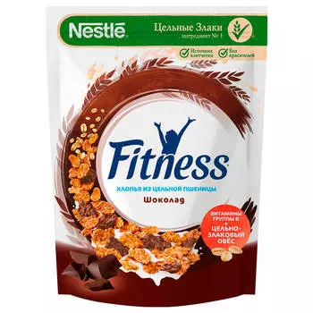 Готовый завтрак Fitness 180г с темным шоколадом Nestle