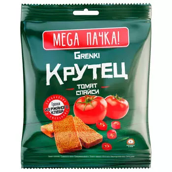 Гренки крутец 130 г томат спайси