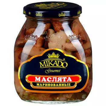 Грибы маринованные маслята Mikado 530г