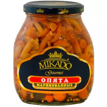 Грибы маринованные опята Mikado 530г