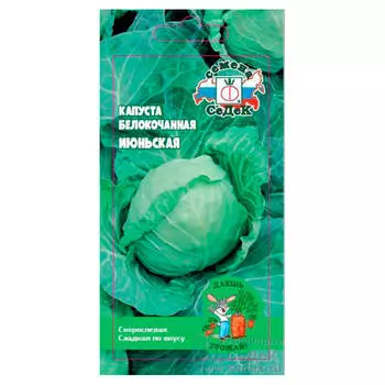 Капуста белокочанная июньская 0,3г даёшь урожай