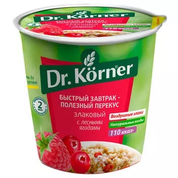 Каша злаковая 40г лесные ягоды доктор кернер