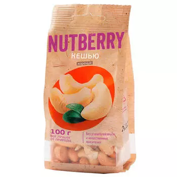 Кешью жареный 100г Nutberry