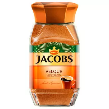 Кофе Jacobs Velour 95г растворимый ст/б