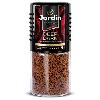 Кофе Jardin 95г Deep Dark растворимый ст/б