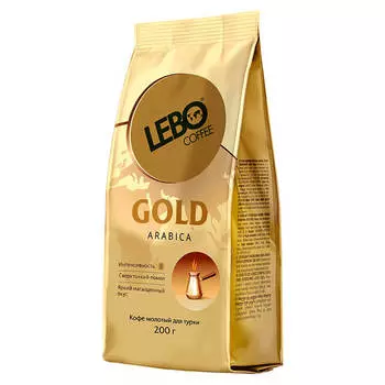 Кофе молотый для турки LEBO GOLD 200гр